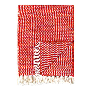 STRIE TANGERINE THROW