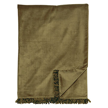 LUCERNE OLIVE THROW