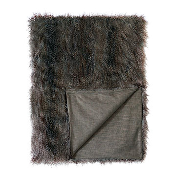 INDOCHINE FAUX FUR THROW