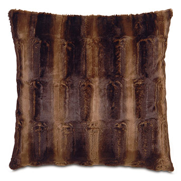 ë 27X27 KARINA CHOCOLATE ACCENT PILLOW A