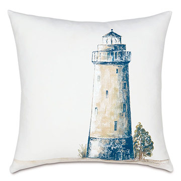 緫 18X18 LIGHTHOUSE OUTDOOR PILLOW