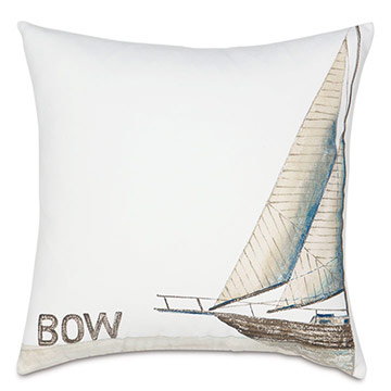 緫 18X18 SHIP BOW OUTDOOR PILLOW