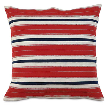  18X18 FOREVER STRIPES OUTDOOR PILLOW