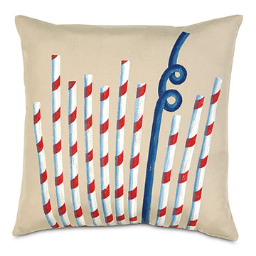  20X20 SUMMER STRAWS OUTDOOR PILLOW