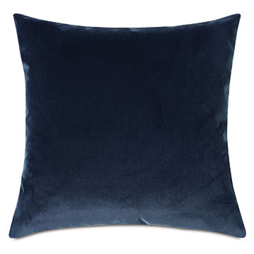 Velvet 22X22 PLUSH DENIM DECORATIVE PILLOW