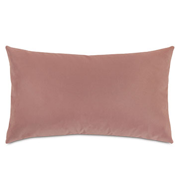 Velvet 15X26 UMA VELVET DECORATIVE PILLOW IN PINK