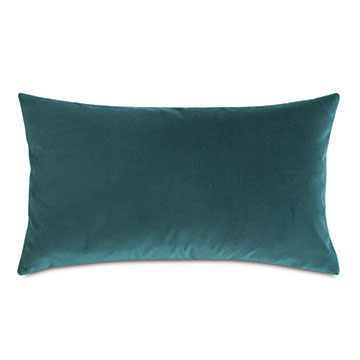 Velvet 15X26 UMA VELVET DECORATIVE PILLOW IN TEAL