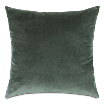 Velvet 22X22 UMA VELVET DECORATIVE PILLOW IN PINE