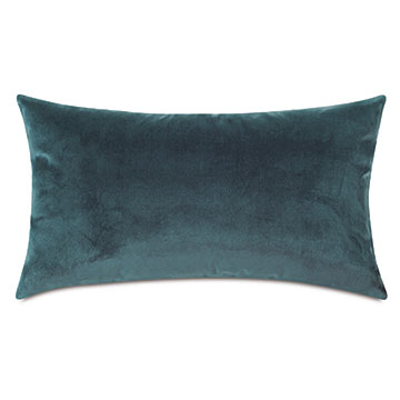 Velvet 15X26 UMA VELVET DECORATIVE PILLOW IN PACIFIC