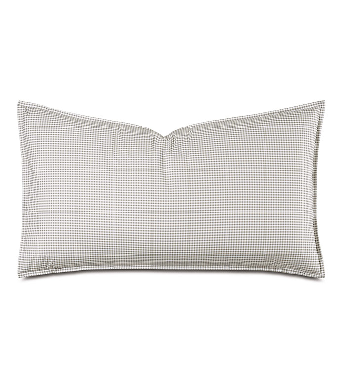 -ǳɫ 21X37 MALAYA GINGHAM KING SHAM IN FAWN