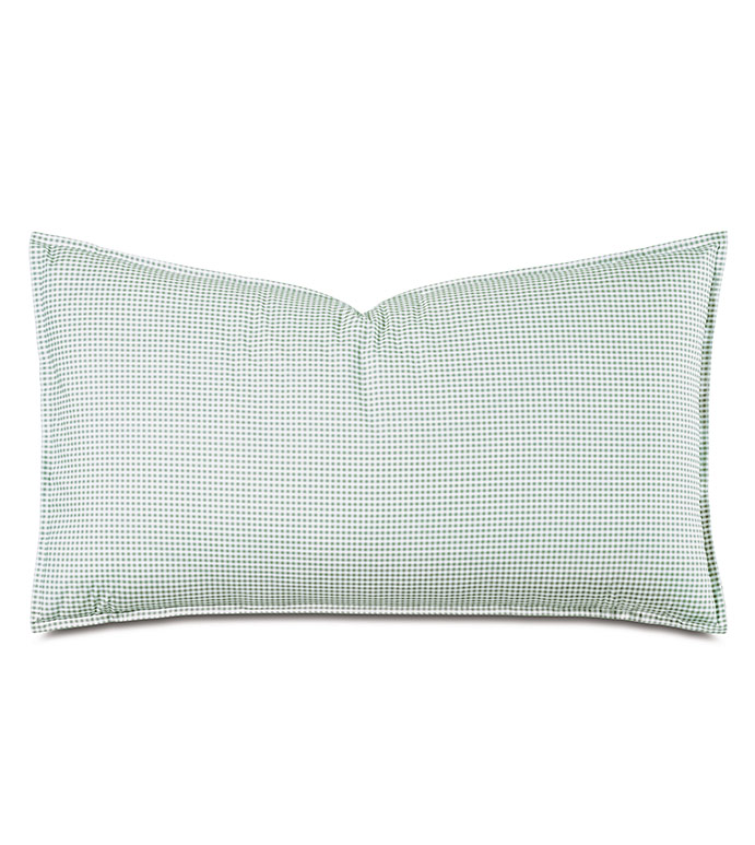 -ɫ 21X37 MALAYA GINGHAM KING SHAM IN LEAF