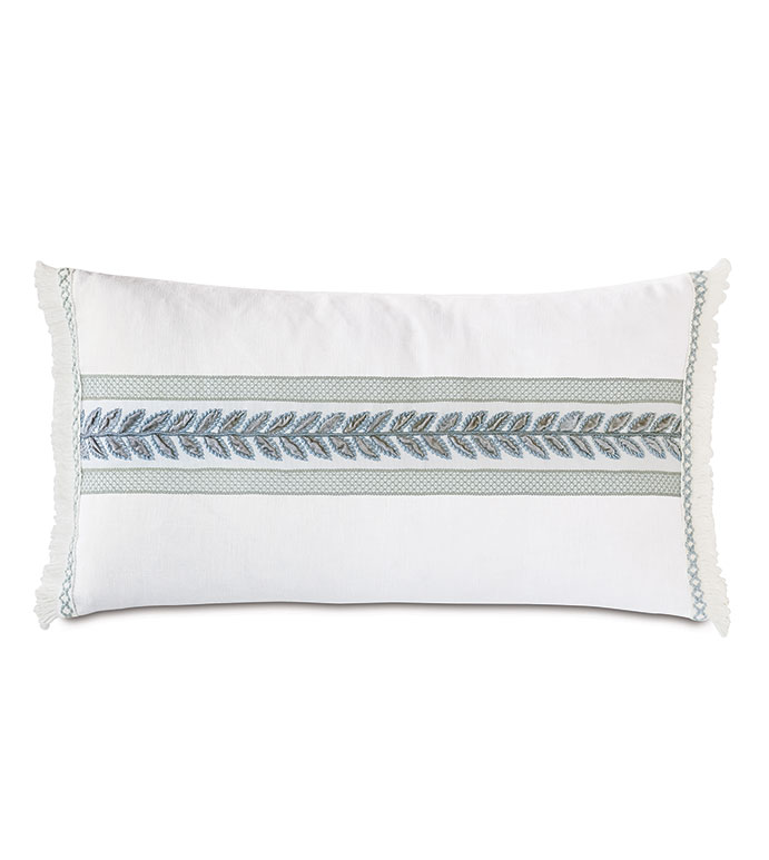  15X26 AMBERLYNN HORIZONTAL LEAF DECRATIVE PILLOW