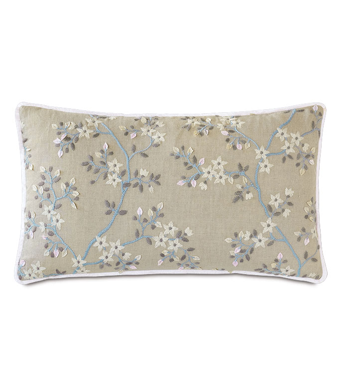  13X22 AMBERLYNN EMBROIDERED DECRATIVE PILLOW