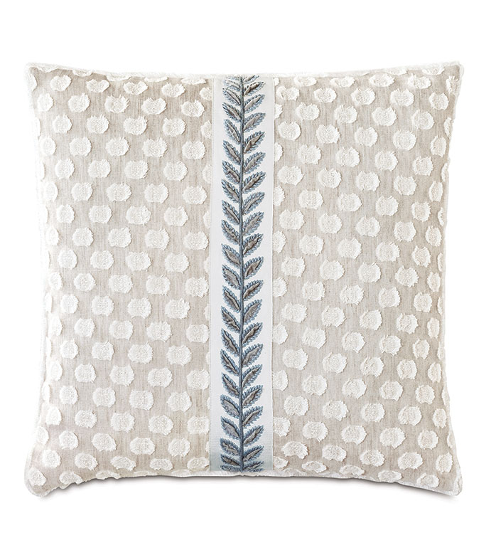  20X20 AMBERLYNN APPLIQUE DECORATIVE PILLOW