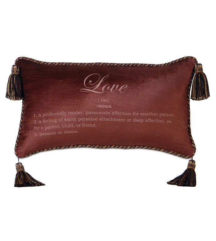 ǰȷ 15X26 AVANT-GARDE PILLOW A (LOVE)