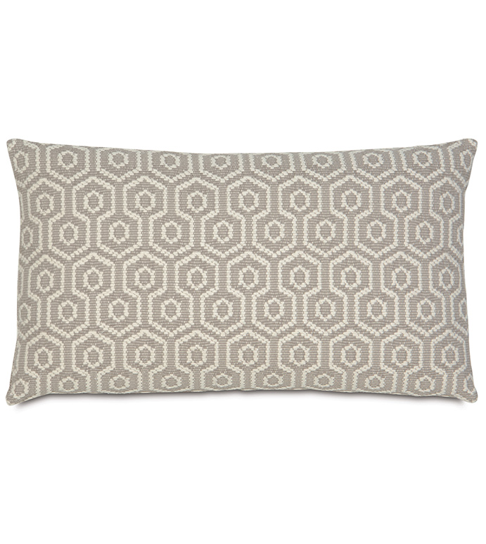  13X22 GAVIN SMOKE ACCENT PILLOW