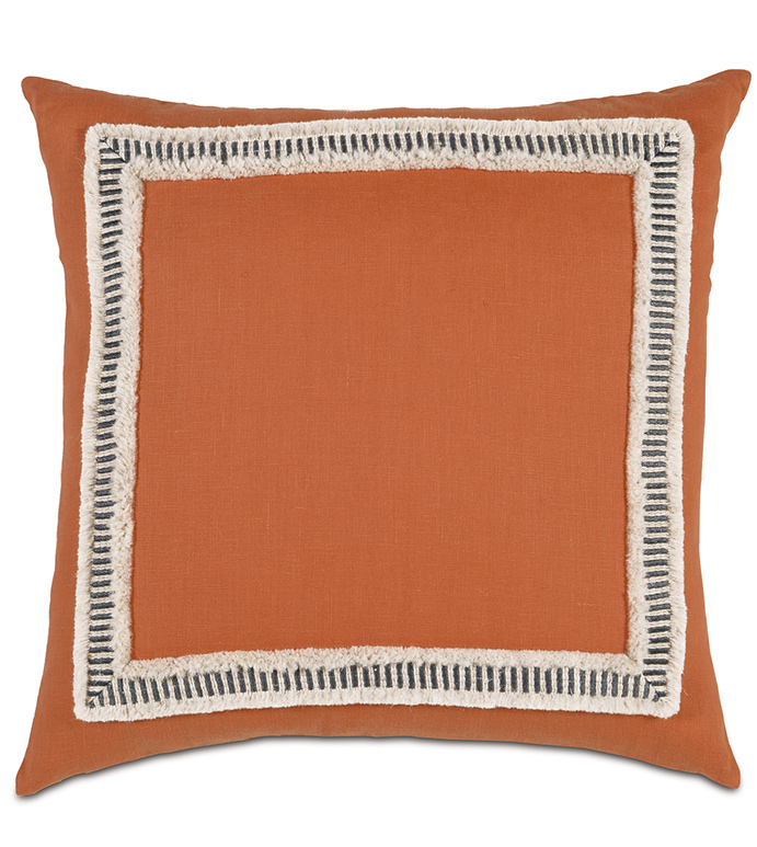  20X20 BREEZE TANGERINE W/BORDER