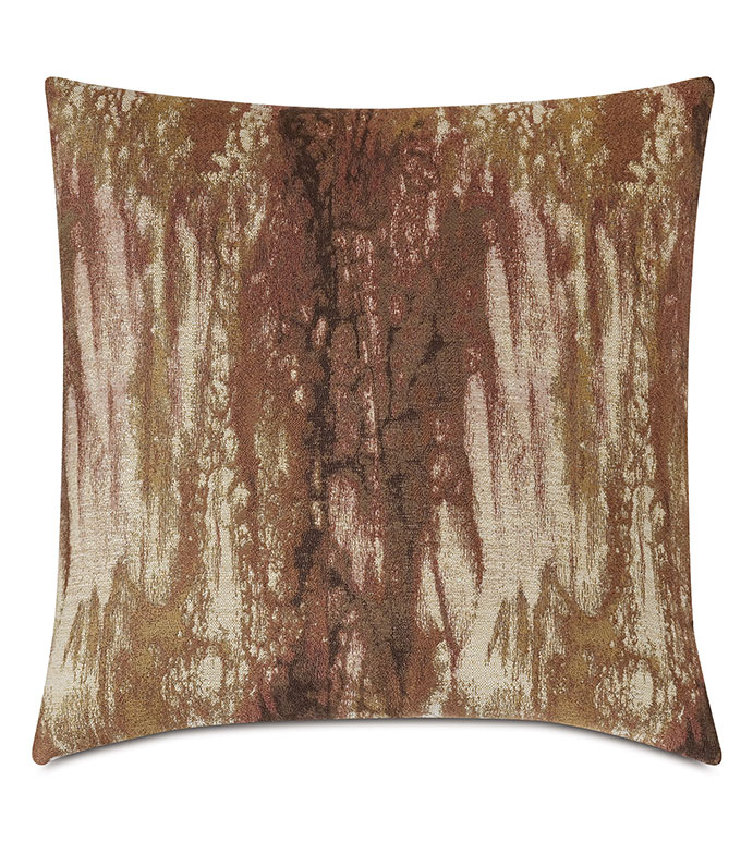 ʯ 22X22 FOSSIL MARBLED DECORATIVE PILLOW