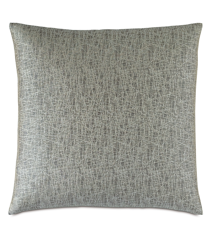  22X22 ECHO METALLIC DECORATIVE PILLOW