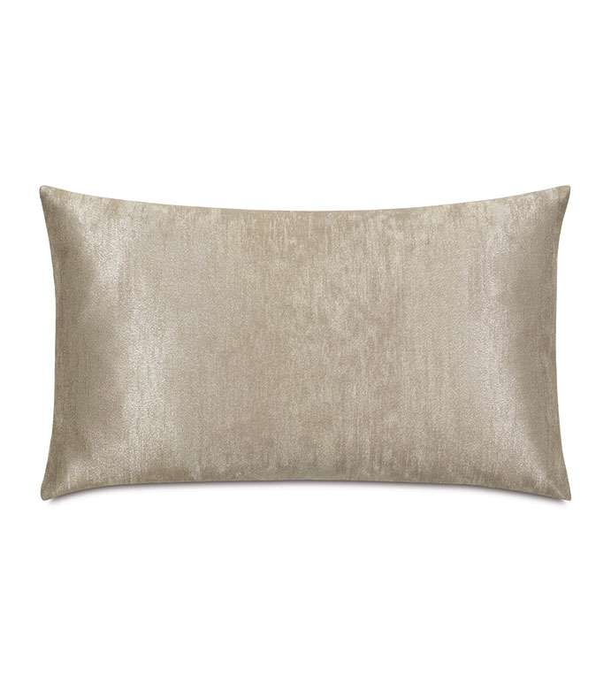  13X22 ALMA METALLIC DECORATIVE PILLOW