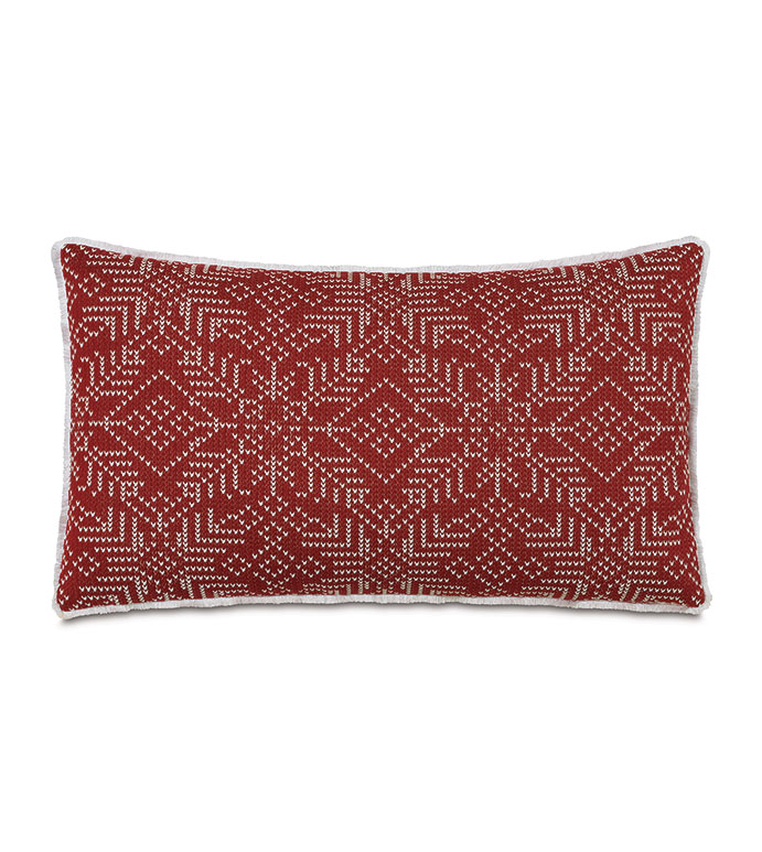  15X26 BISHOP GEOMETRIC DECORATIVE PILLOW