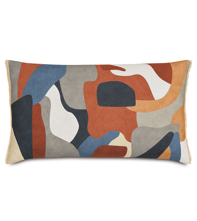 ī 15X26 MOAB ABSTRACT DECORATIVE PILLOW