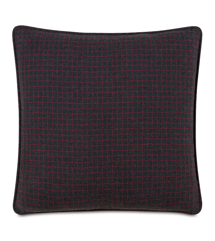  20X20 BISHOP FLANNEL DECORATIVE PILLOW