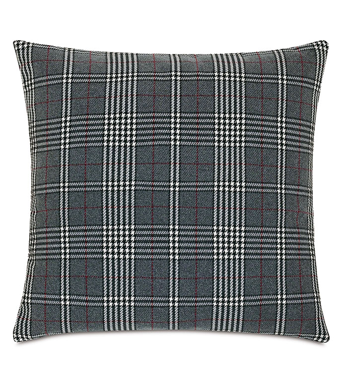  22X22 CONNERY PLAID DECORATIVE PILLOW