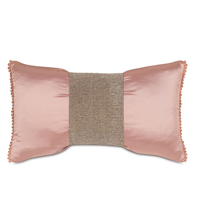  13X22 ARWEN BOW DECORATIVE PILLOW