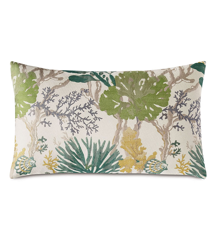 ȴ 13X22 CORRALINE CORAL REEF DECORATIVE PILLOW