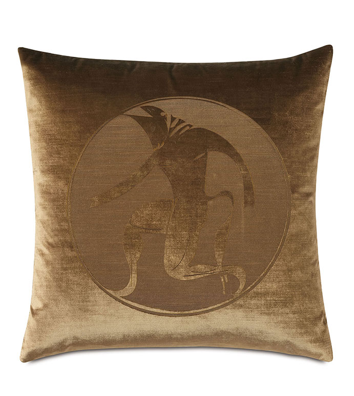 ŷʱ 22X22 ANTIQUITY MINOTAUR DECORATIVE PILLOW