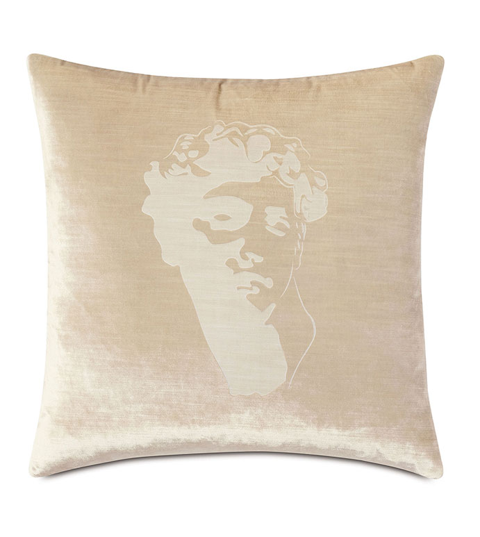 ŷʱ 22X22 ANTIQUITY DAVID DECORATIVE PILLOW