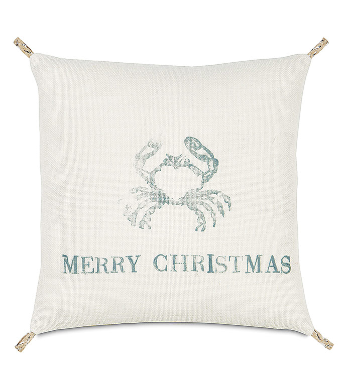  18X18 FESTIVE CRAB