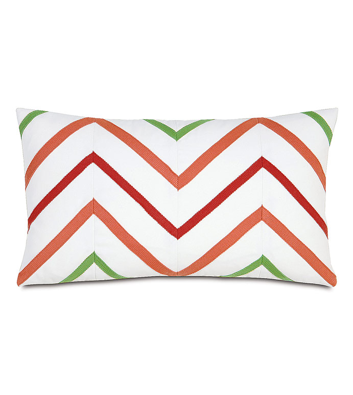  13X22 FOUR SQUARE OUTDOOR PILLOW