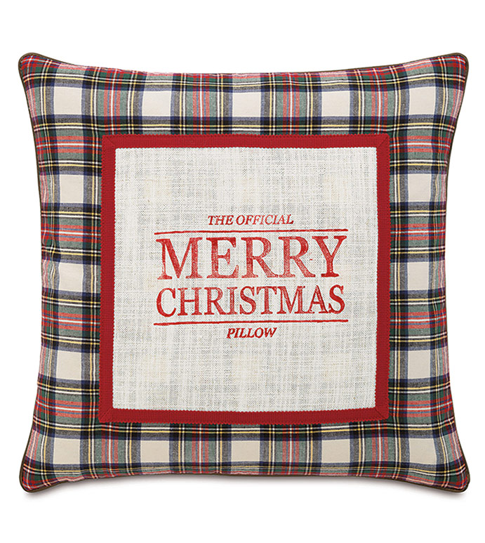 ʥǰϦ 20X20 THE OFFICIAL MERRY CHRISTMAS PILLOW