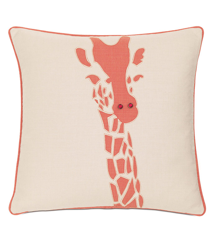 Ұĺ 20X20 GIRAFFE OUTDOOR PILLOW