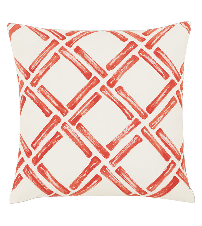  18X18 TRELLIS OUTDOOR PILLOW