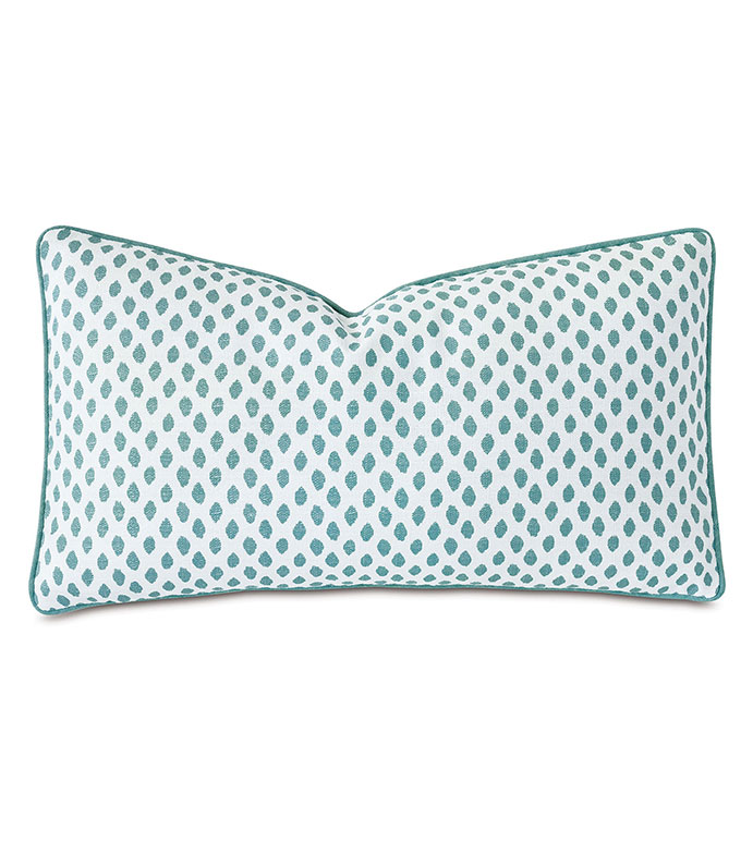 ʥ 15X26 ST BARTHS SPECKLED DECORATIVE PILLOW