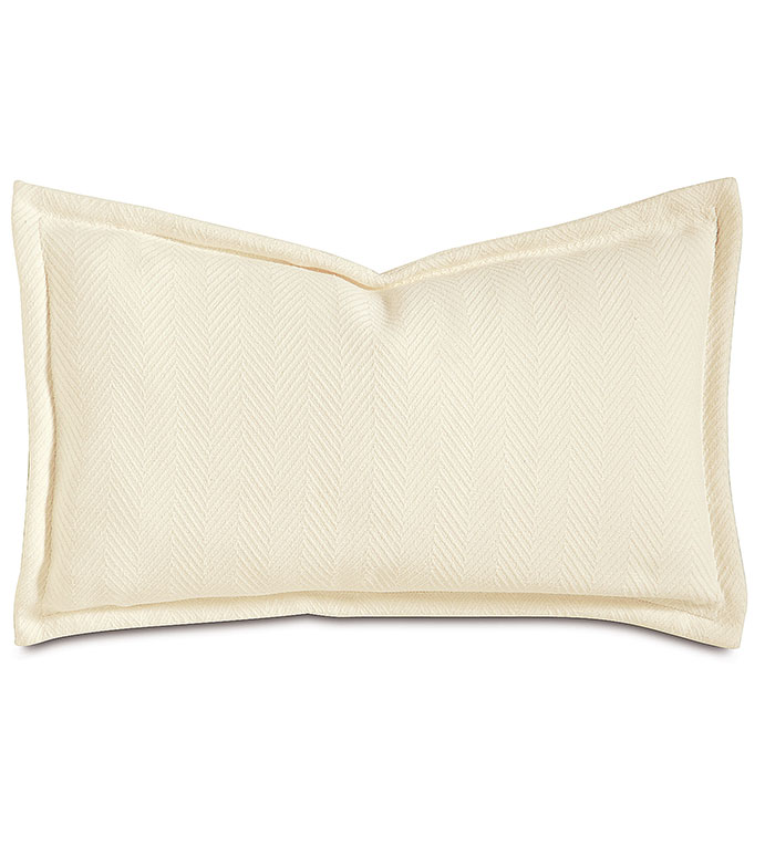  13X22 WILKE IVORY DEC PILLOW