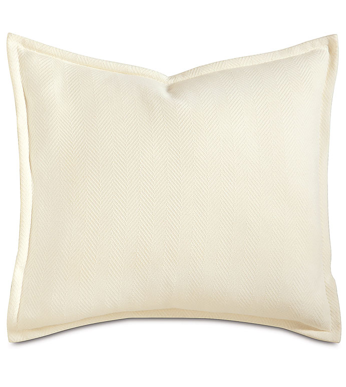  27X27 WILKE IVORY EURO SHAM