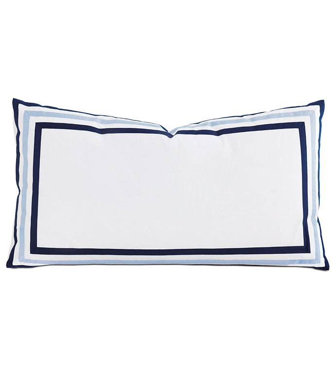 Ķ 21X37 WATERMILL INDIGO KING SHAM