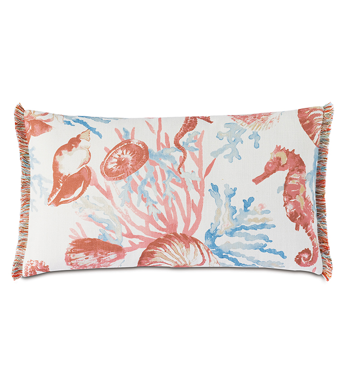 ֮ 15X26 BIMINI CORAL REEF DECORATIVE PILLOW