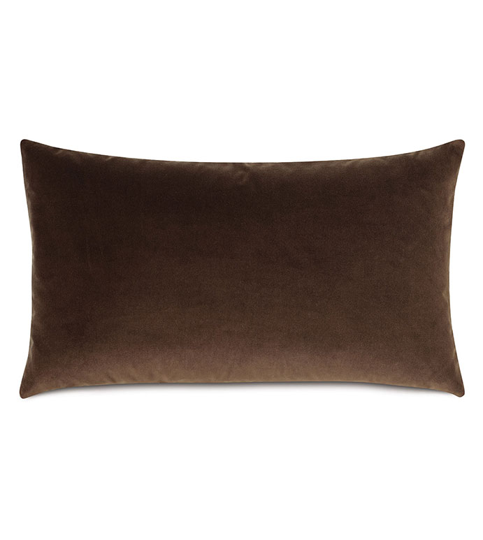 ʯ 15X26 FOSSIL VELVET DECORATIVE PILLOW