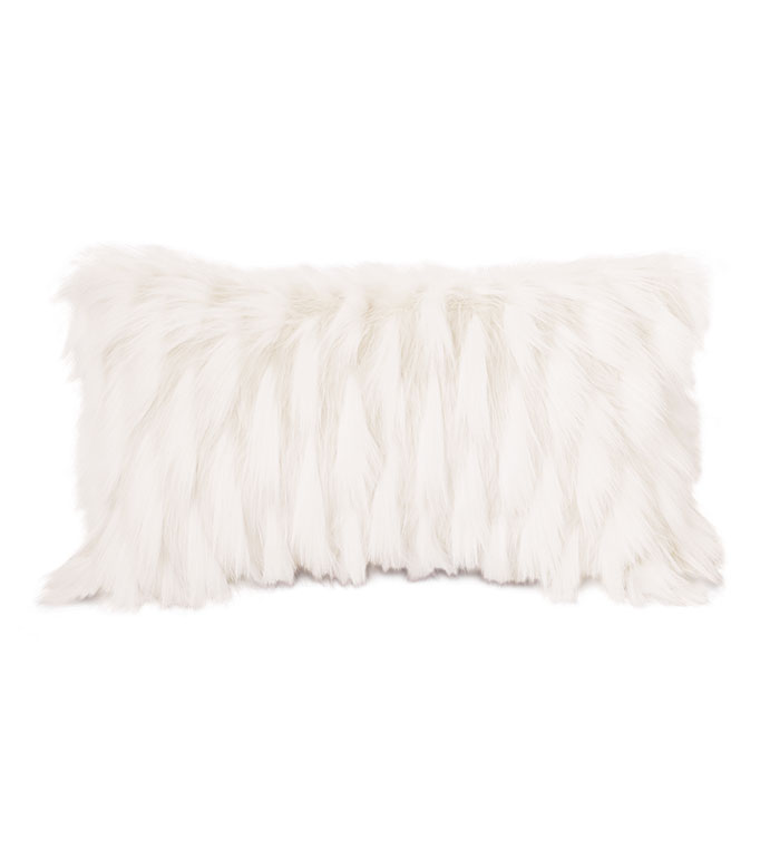  13X22 DANAE FAUX FUR DECORATIVE PILLOW