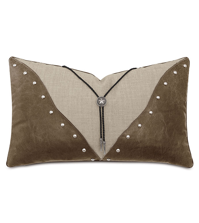 ϣ˹ 13X22 HIGGINS NAILHEADS DECORATIVE PILLOW