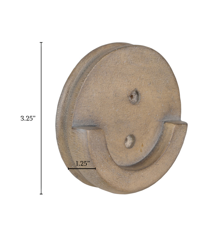 ľɫ 3.25X1.25 LEGNA DRIFTWOOD INSIDE BRACKET PAIR