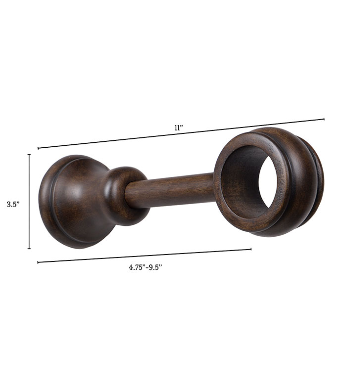 塪ľɫ 11X3.5 LEGNA WALNUT ADJUSTABLE BRACKET