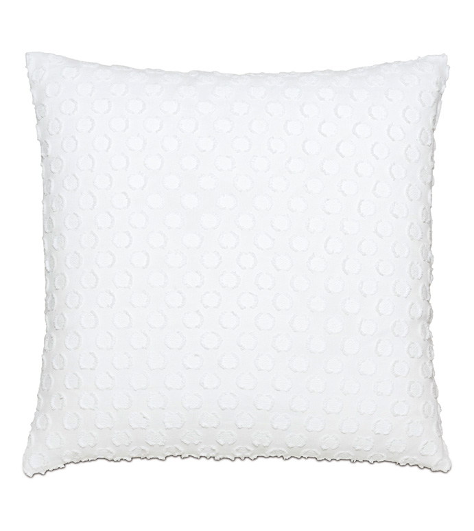  22X22 LILLA WHITE DECORATIVE PILLOW