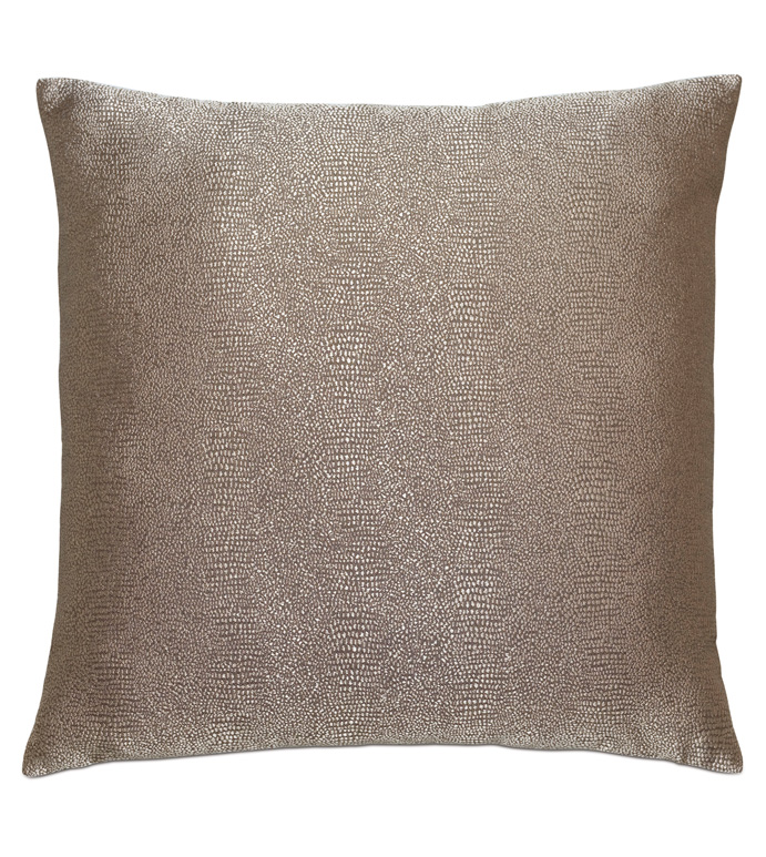  22X22 DUNAWAY UMBER DECORATIVE PILLOW