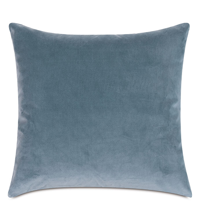  22X22 BLICK DENIM DECORATIVE PILLOW